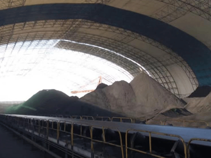 大兴煤棚料仓网架